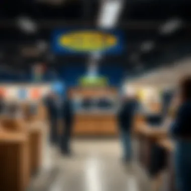 Customer service area at IKEA Kartal with staff assisting visitors.