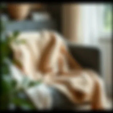 Maintenance Tips for Your Lightweight Blanket A well-maintained lightweight blanket on a chair