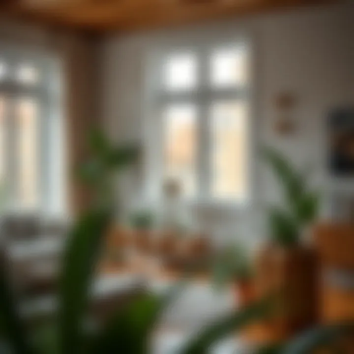 Indoor Charm: Stylish Wooden Planters Stylish indoor wooden planters enhancing a living room