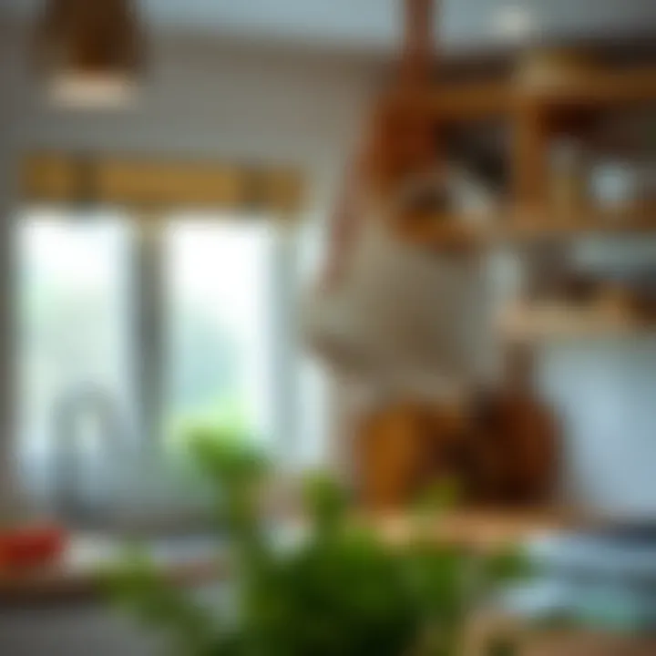 Rail Pot Hanger Installation in Kitchen Installation process of a rail pot hanger in the kitchen