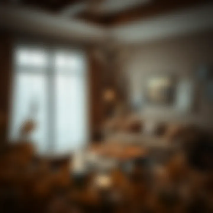 Cozy Atmosphere with Brown Tones in Interior Design Cozy atmosphere created by brown tones in interior design