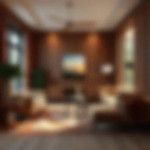 Warm Brown Living Room Decor Warm brown living room painted walls