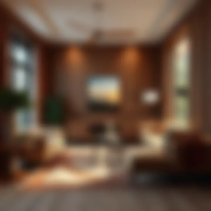 Warm Brown Living Room Decor Warm brown living room painted walls