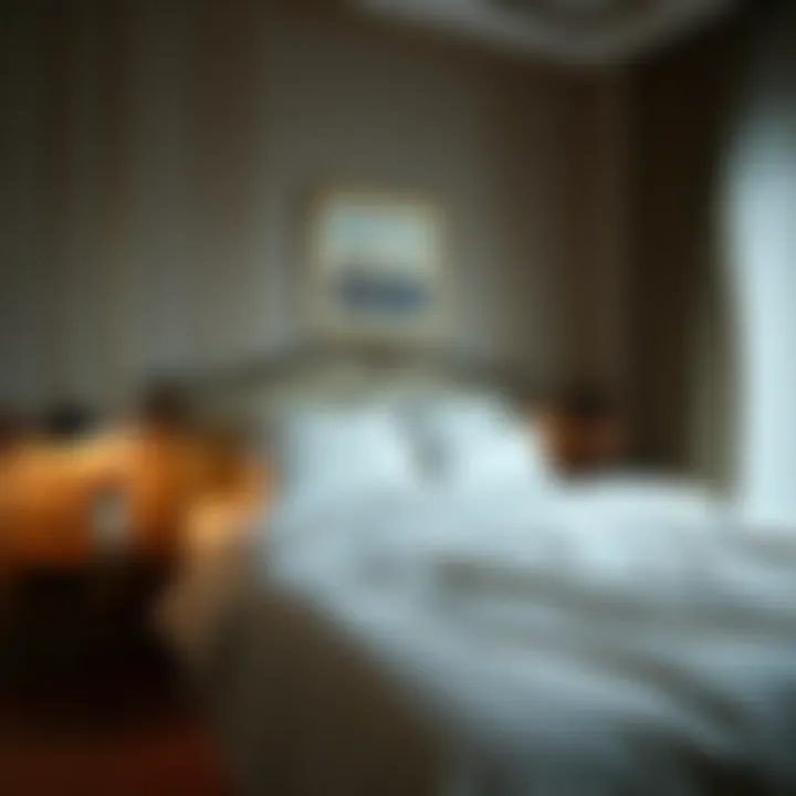 Elegance Redefined: Thick Fitted Sheets Elegant room showcasing a thick fitted sheet