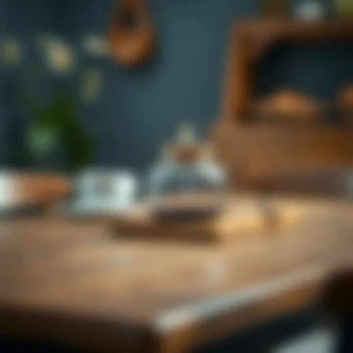 Rustic Style Square Tea Cover Rustic square tea cover enhancing a wooden table