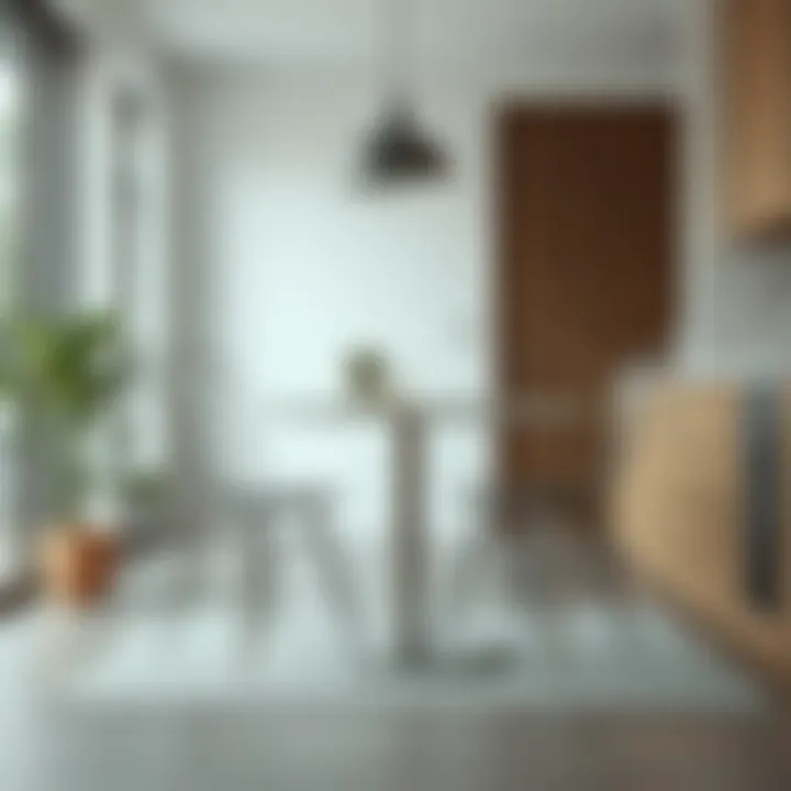 Contemporary Metal Kitchen Chairs Modern metal kitchen chair with contemporary design