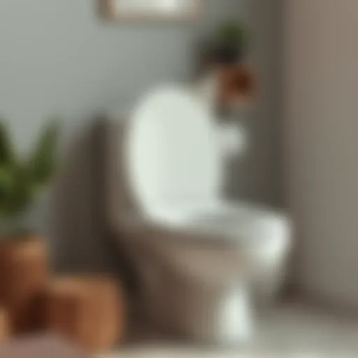 Elegant toilet seat designs showcasing various styles and colors