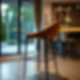 Elegant Koçtaş bar stool showcasing modern design