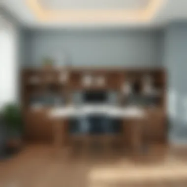 Spacious Koçtaş Desk for Productivity A spacious Koçtaş desk promoting productivity and creativity