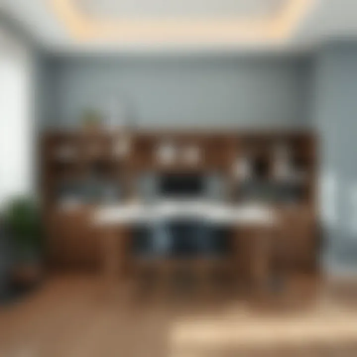 Spacious Koçtaş Desk for Productivity A spacious Koçtaş desk promoting productivity and creativity