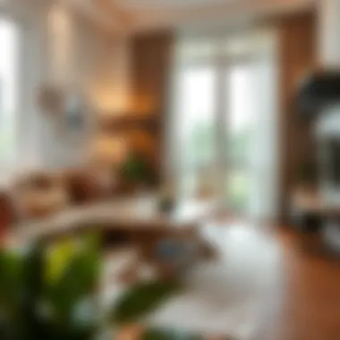 Maximizing Space with Foldable Furniture Space-saving foldable table in a cozy living room