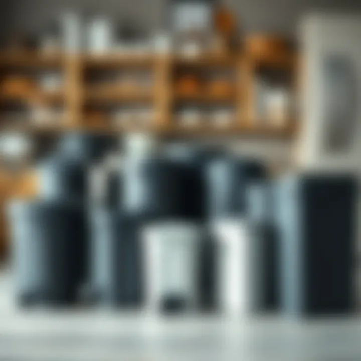 Diverse Range of Koçtaş Trash Bins Variety of Koçtaş kitchen trash bins displayed