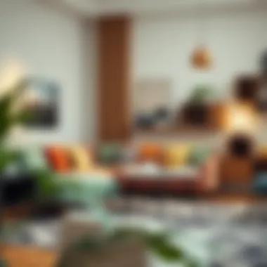 Chic Living Spaces Stylish interior showcasing products from the campaign