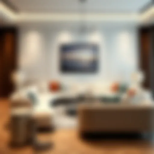 Elegant Modern Sofa Set Elegant modern sofa set in a contemporary living room