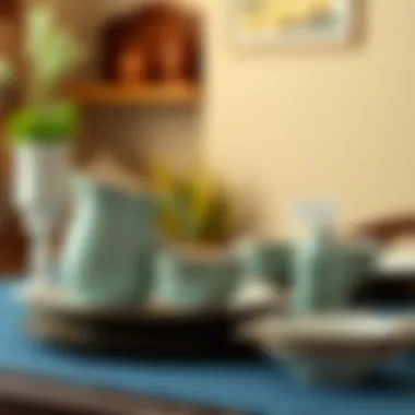 Maintenance Tips for Kütahya Dinnerware Maintenance tips for Kütahya dinnerware with cleaning supplies