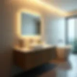 Contemporary Bathroom Vanity Design Stylish bathroom vanity showcasing contemporary design