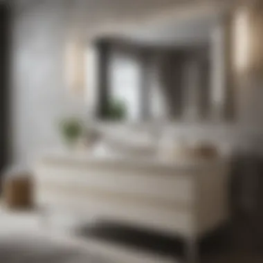 Modern Bathroom Vanity Set Elegant bathroom vanity set showcasing modern design