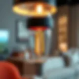 Innovative LED bulb showcasing modern design