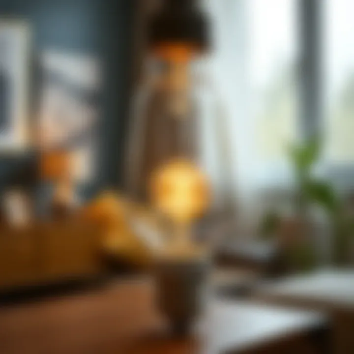 Comparative illustration of energy consumption between LED and traditional bulbs