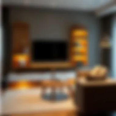 Cozy living room featuring a functional TV unit