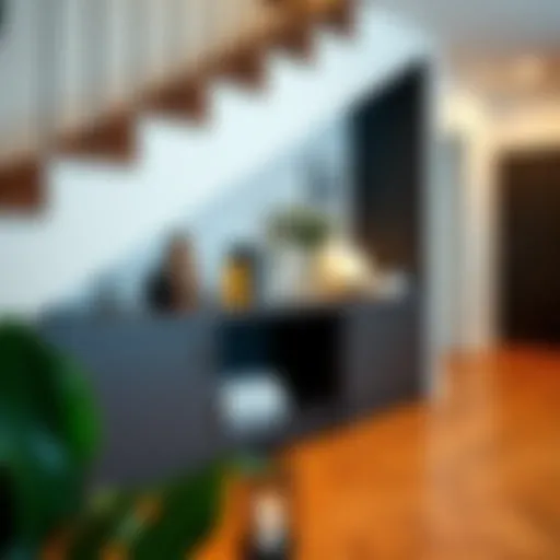 Innovative Under-Stair Storage Solutions Stylish under-stair storage with modern design