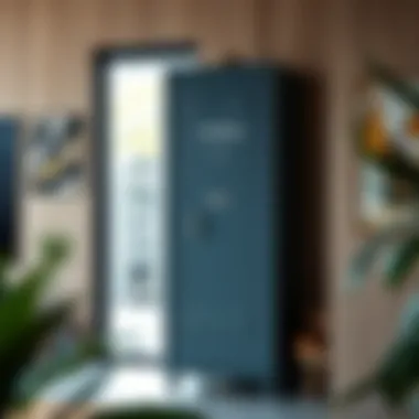 Sturdy Metal Locking Cabinet for Home Use Durable metal cabinet designed for home organization