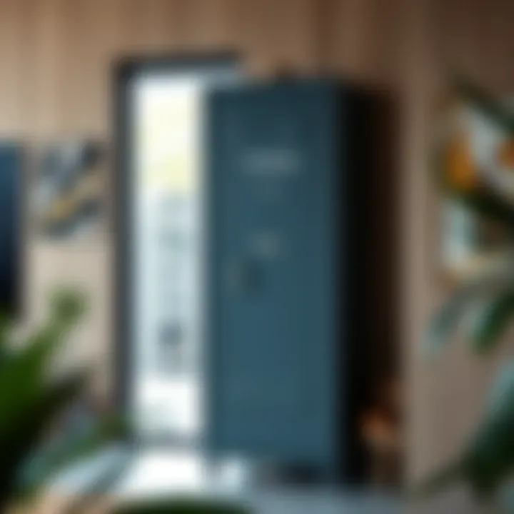 Sturdy Metal Locking Cabinet for Home Use Durable metal cabinet designed for home organization