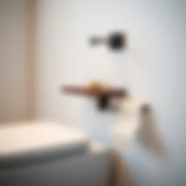 Sleek Minimalistic Toilet Paper Holder Minimalistic toilet paper holder with a sleek design