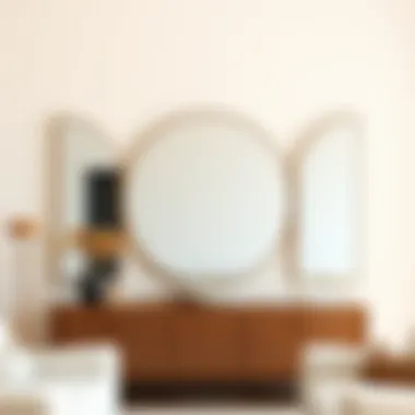 Cool Color Tones and Their Effect on Space Modern mirror showcasing cool color tones