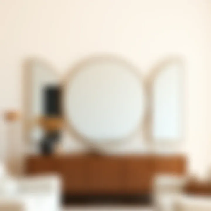 Cool Color Tones and Their Effect on Space Modern mirror showcasing cool color tones