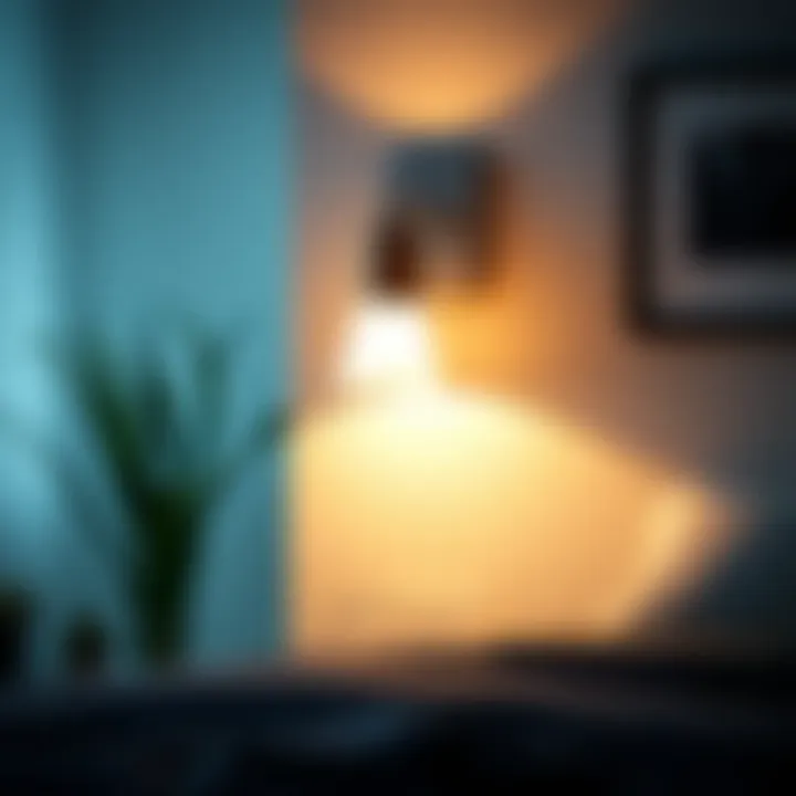 Functional design of a modern night light