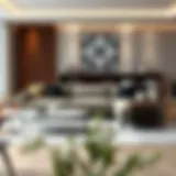 Elegant Modern Settee Designs in a Contemporary Lounge Contemporary lounge with modern settee designs