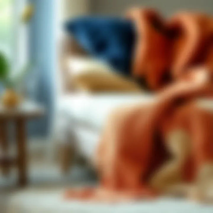 Contemporary Textile Choices Modern throw blanket for comfort and style