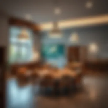 Interactive learning environment with Montessori furniture