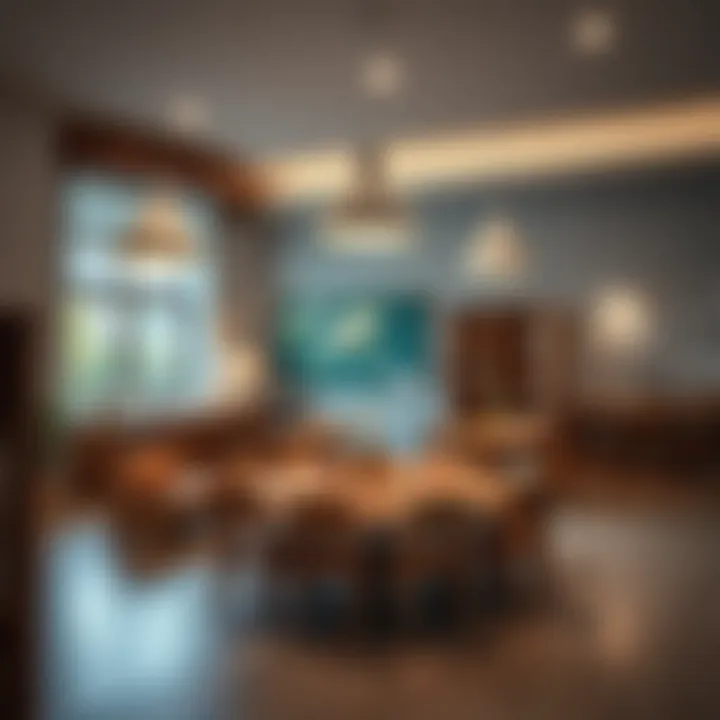 Interactive learning environment with Montessori furniture