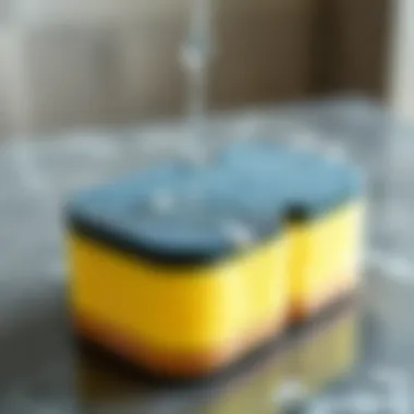 Innovative Double-Layered Sponge Innovative double-layered sponge with enhanced cleaning capability