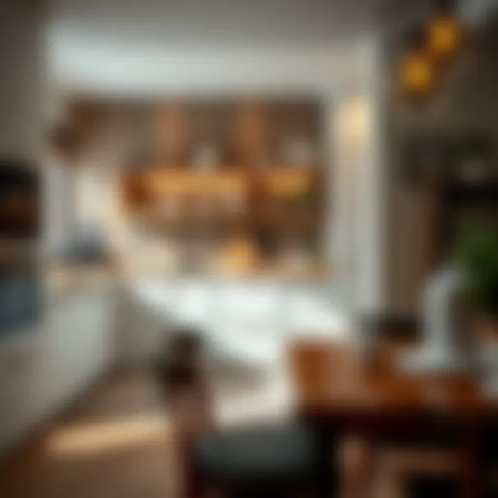 Functional Storage Solutions in Stylish Kitchens Stylish kitchen layout emphasizing functional storage solutions