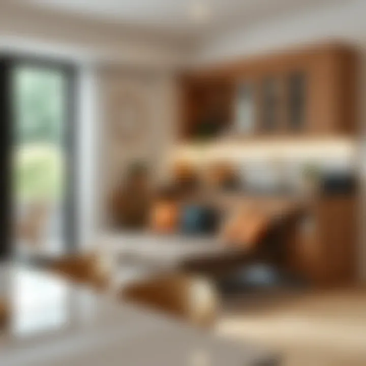 Stylish Corner Seating Arrangement Stylish corner seating arrangement in a modern kitchen