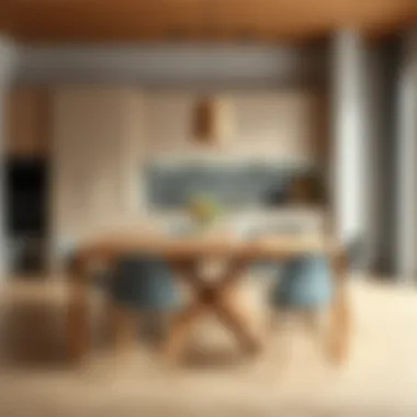 Minimalist Budget-Friendly Kitchen Table Budget-friendly kitchen table with minimalist design