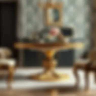 Luxurious Dining Table Luxurious dining table with intricate design