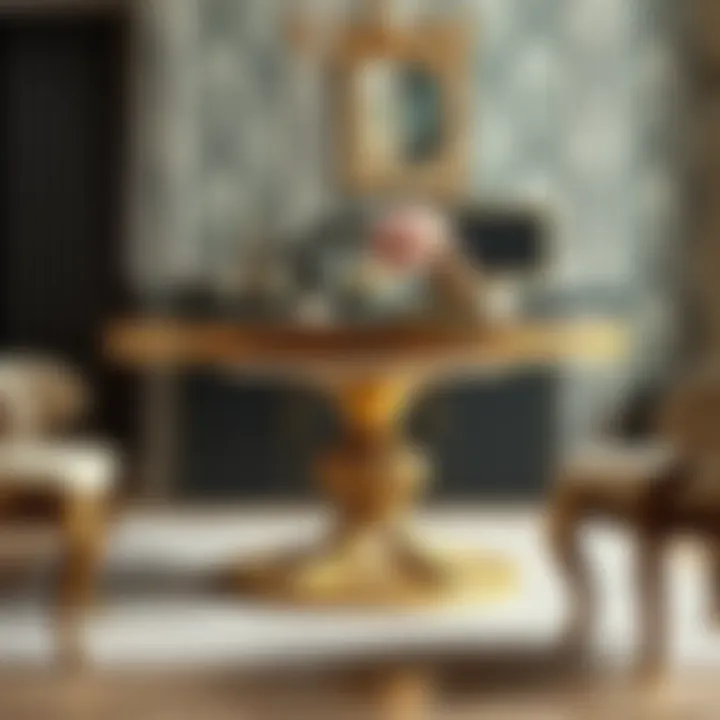 Luxurious Dining Table Luxurious dining table with intricate design