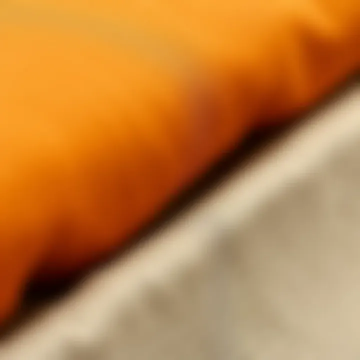 Close-up of Nubuk Fabric Texture Close-up of nubuk fabric showcasing texture and color