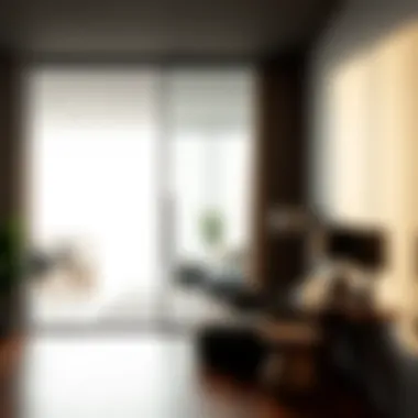 Functional Glass Partition for Natural Light Functional glass partition enhancing natural light in a space