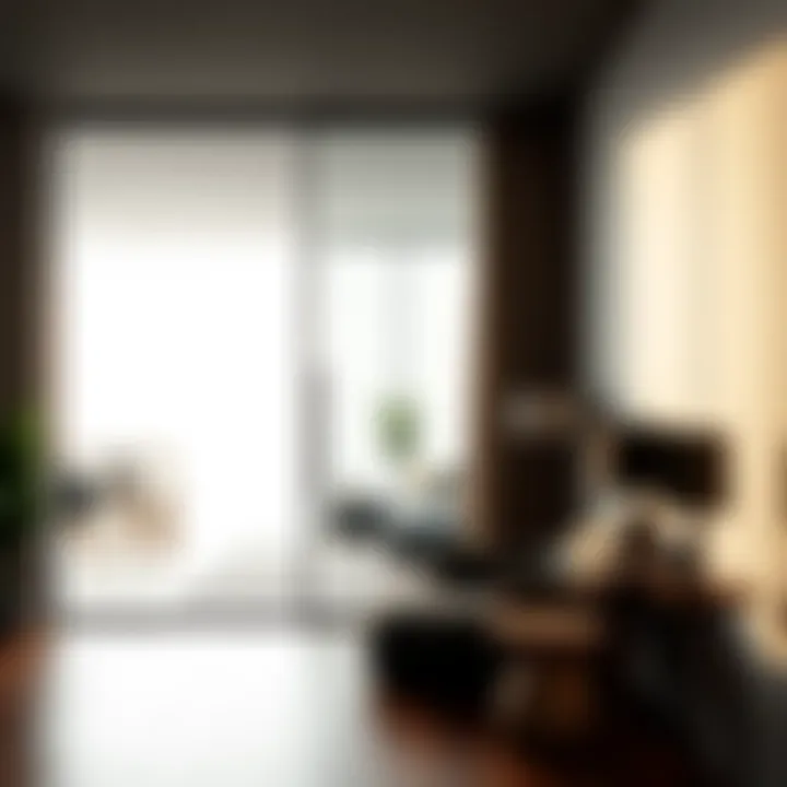 Functional Glass Partition for Natural Light Functional glass partition enhancing natural light in a space