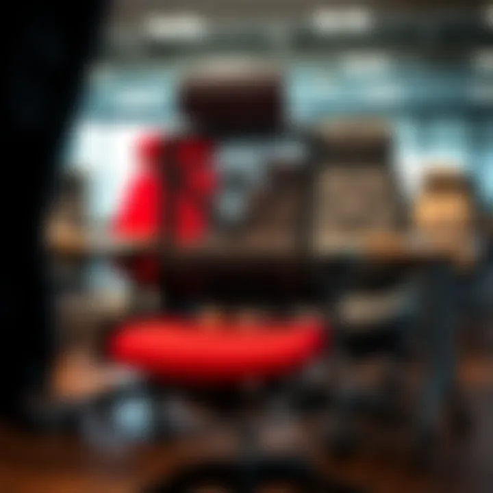 Diversity in Office Chair Mechanisms Various types of office chairs showcasing different mechanisms