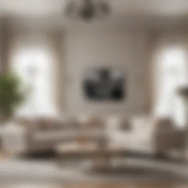 Charming light-colored sofa set complementing contemporary decor