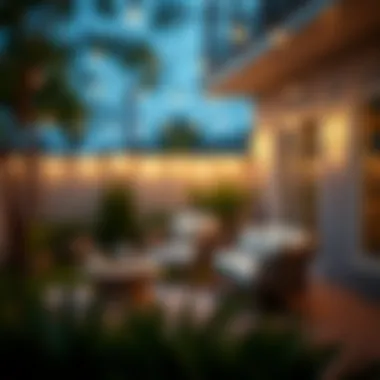 Variety of outdoor lighting options for gardens