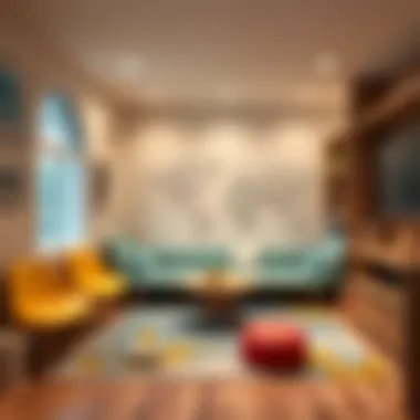 Innovative Play Area Design Creative play area with seating