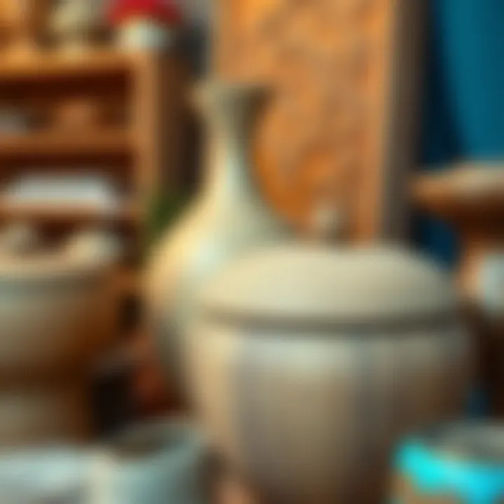 Unique Handcrafted Furniture in Pendik A close-up of unique handcrafted furniture items