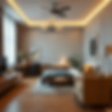 Trendy Comfort in Bedroom Design Cozy bedroom featuring comfortable and trendy furnishings